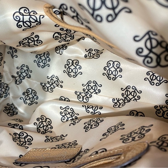 Jessica Simpson Tan Quilted Leather Satchel - Picture 11 of 12